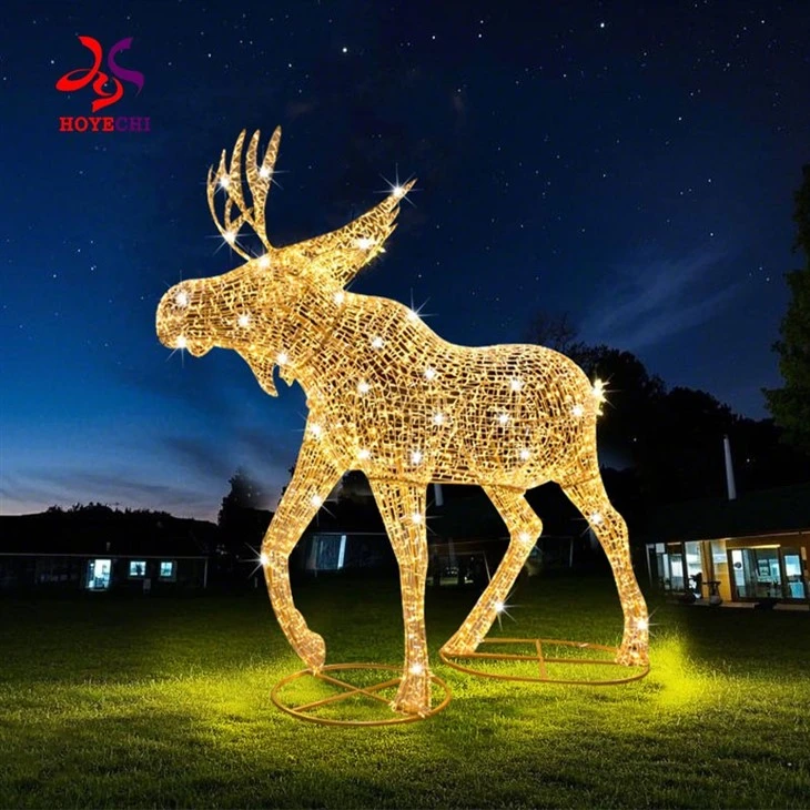Customized Size 3D Reindeer Motif Light Customized Size 3D Reindeer Motif Light