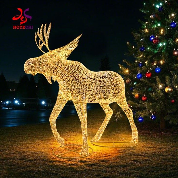 New Design Outdoor Decoration 3D Reindeer Motif Light New Design Outdoor Decoration 3D Reindeer Motif Light